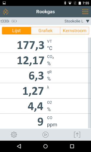 De App voor testo 330i screenshot 1