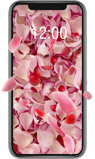 🌹 Rose Petals Live Wallpaper Free screenshot 1