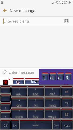 Oceanic Blue Keyboard screenshot 6