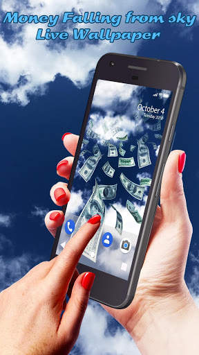 Money Falling APUS Live Wallpaper screenshot 2