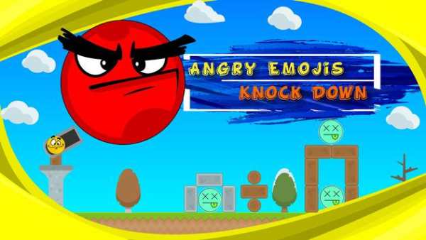 Angry Emojis Knock Down screenshot 1