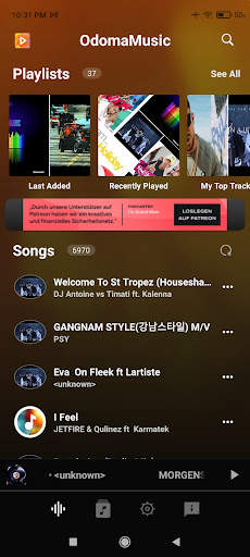 OdomaMusic: 3D Music Player Background Themes MP3 screenshot 2