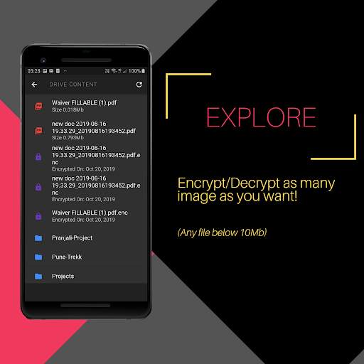 Sencryptor: GDrive Encryptor for Image/PDF etc screenshot 3