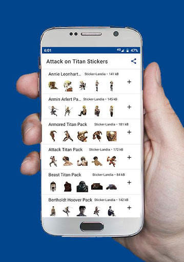 AOT WAStickersApps: Attack on Titan Stickers screenshot 2