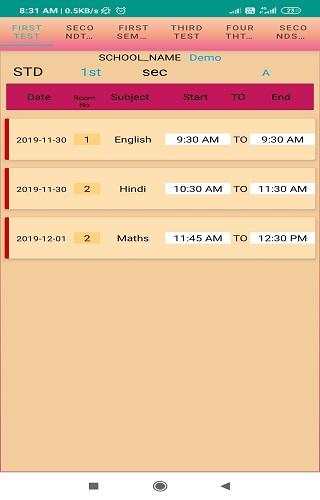 MY SCHOOL screenshot 6