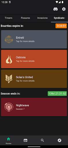 Cephalon Navis - Warframe hub screenshot 4