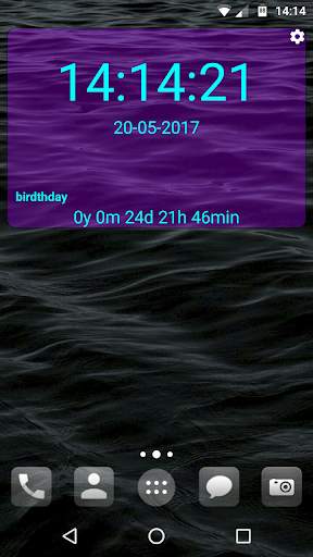 Clock Widget screenshot 3