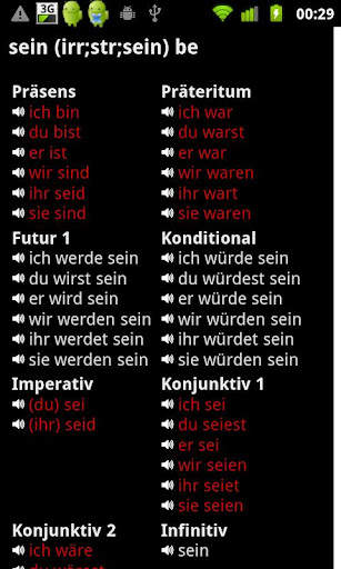 German Verbs screenshot 2