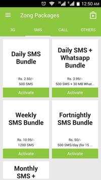 Zong Packages 3G/4G screenshot 2