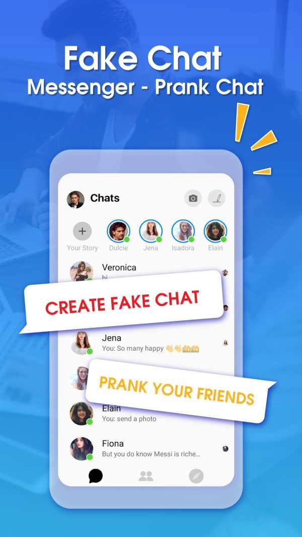 Fake Chat Messenger - Prank Chat screenshot 1