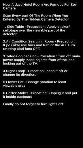 Hidden IR Camera Detector : Detect Hidden Devices screenshot 3