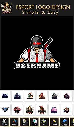 Logo Esport Maker - Gaming Logo Maker 2021 screenshot 4