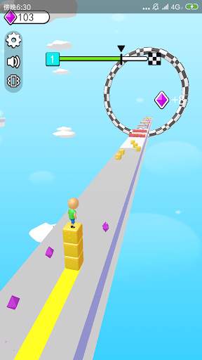 Cube Stacker Surfer Block screenshot 1