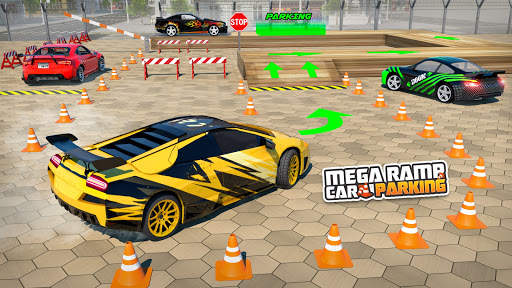 Mega Ramp Car Parking: New Car Games Racing Stunts screenshot 1