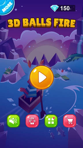 3D Ball Stack Tower screenshot 1