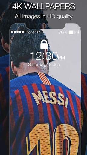 Football 4k Screen Lock screenshot 2