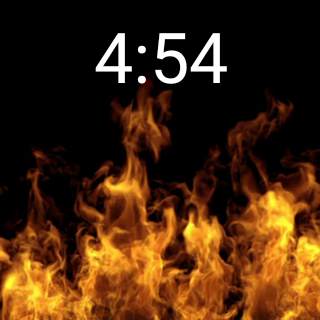 Flames Watch Face - Wear OS Smartwatch - Animated screenshot 8