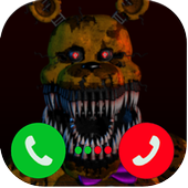 Freddy fake call at night icon