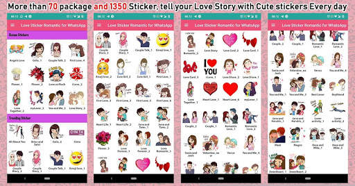Love Sticker Romantic WAStickerApps for WhatsApp screenshot 2