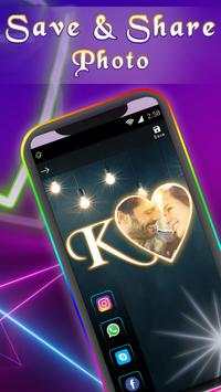 Lighting Text Photo Frame : Lighting Text Effect screenshot 5