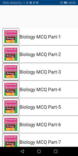 General Science Biology Test 1 تصوير الشاشة