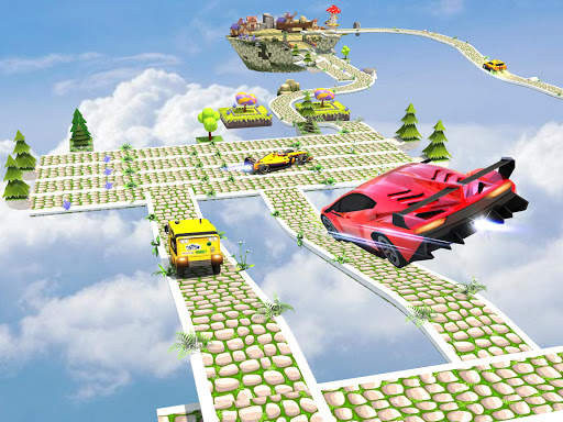 Mountain Car Stunt - Mega Ramp GT Racing Car Game screenshot 12