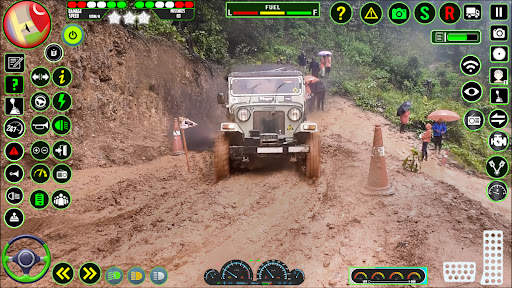 Offroad Jeep Driving Sim 3D screenshot 3