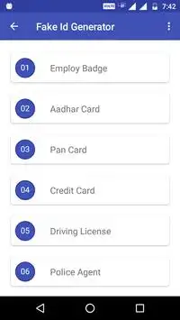 Fake ID Card Maker 1 تصوير الشاشة