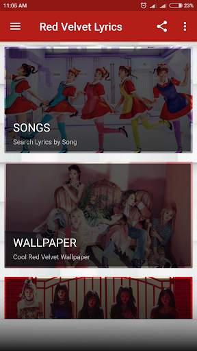 Red Velvet Lyrics (Offline) screenshot 2