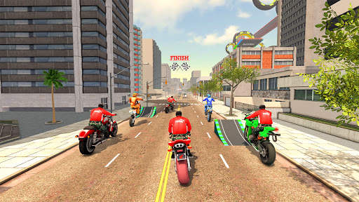 Motorcycle racing Stunt : Bike Stunt free game screenshot 1