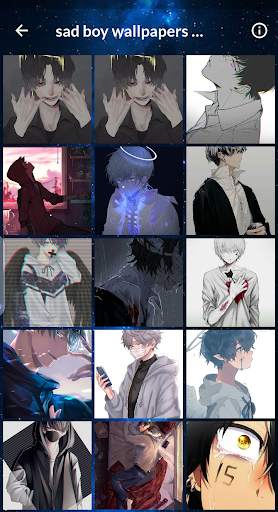 sad boy wallpapers anime screenshot 1