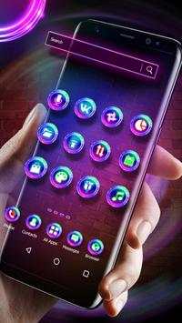 Neon Music Light Headset Theme screenshot 2