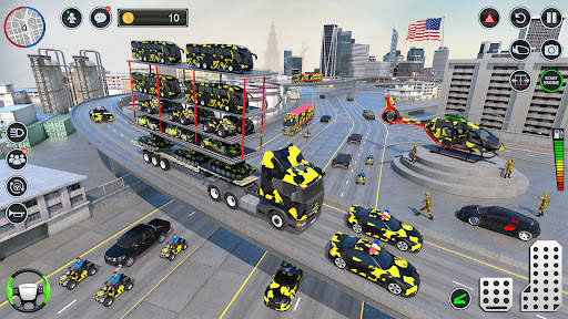 US Army Truck Transport Games स्क्रीनशॉट 2