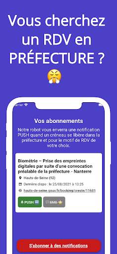Trouver RDV préfecture screenshot 1