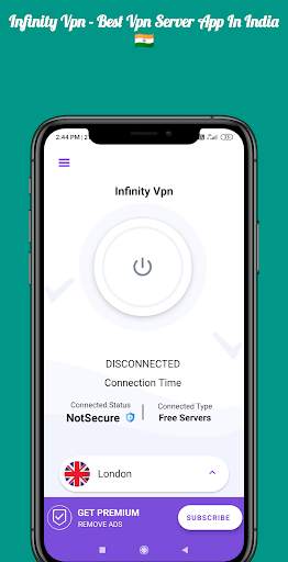Infinity Vpn - fast and secure server screenshot 1