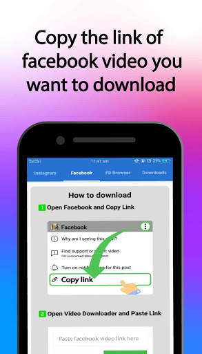 Turbo Video Downloader for Facebook and Instagram screenshot 4