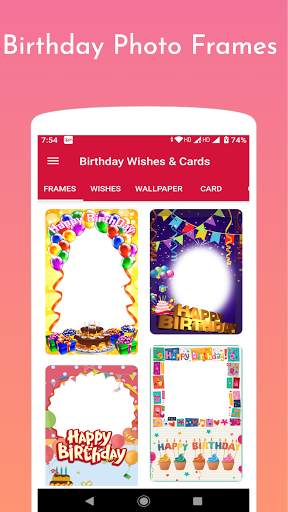 Birthday Wishes & Cards : Photo Frames screenshot 1