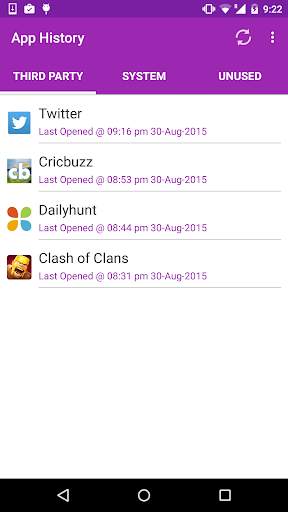 App History 1 تصوير الشاشة