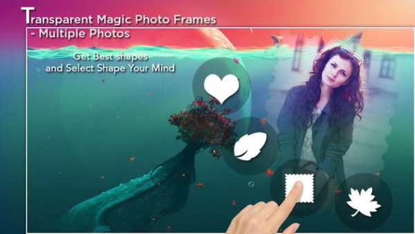Transparent Magic  Photo Frames - Multiple Photos screenshot 1