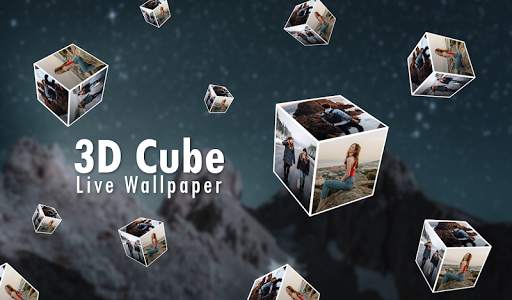 3D Cube Live Wallpaper screenshot 1