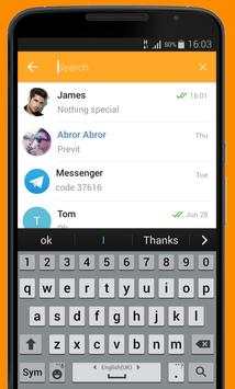 Messenger with tango screenshot 3