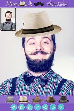 Man Hat & Mustache PhotoEditor screenshot 5