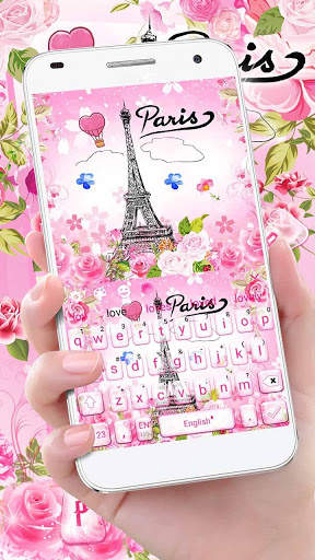 Love Paris Tower Keyboard Theme screenshot 1