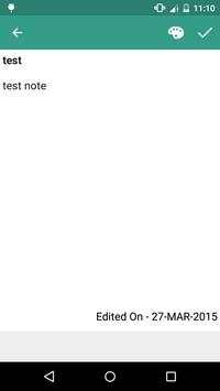 My Diary Android Application screenshot 2