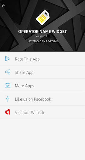 Operator Name Widget screenshot 8