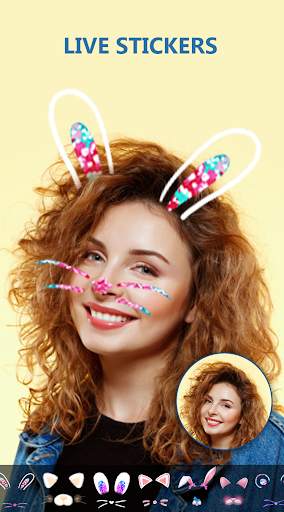 Beauty Face Camera Filter and Stickers Editeur स्क्रीनशॉट 6