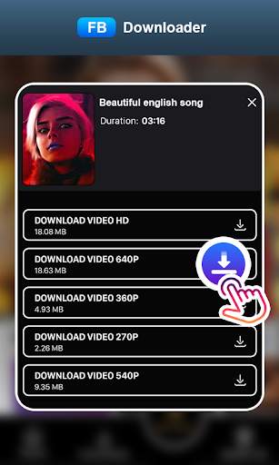 Video Downloader For FB – Video get from facebook screenshot 5