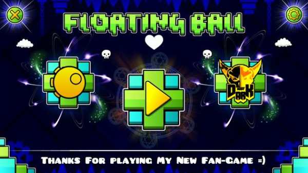 Geometry Floating Ball 2.2 Remake Dash Edition! скриншот 1