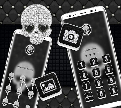 Skull Diamond Launcher Theme screenshot 3