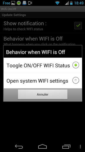 Wifi on/off - Widget screenshot 4